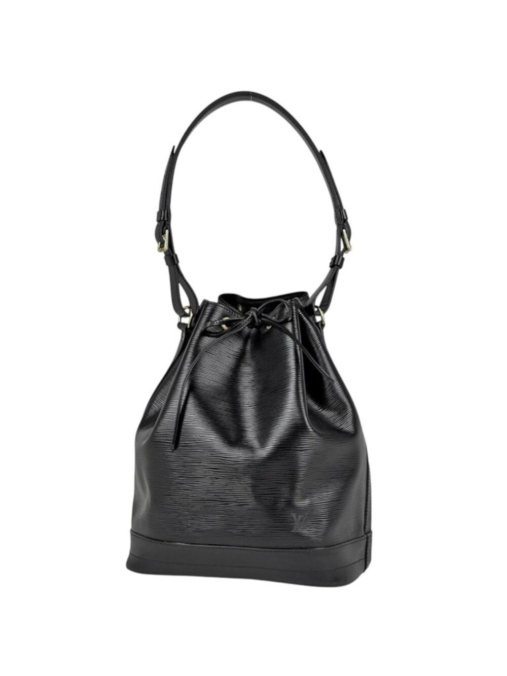 Louis Vuitton Shoulder Bag Drawstring Epi Noir